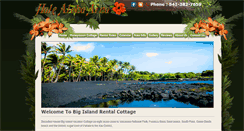 Desktop Screenshot of bigislandrentalcottage.com